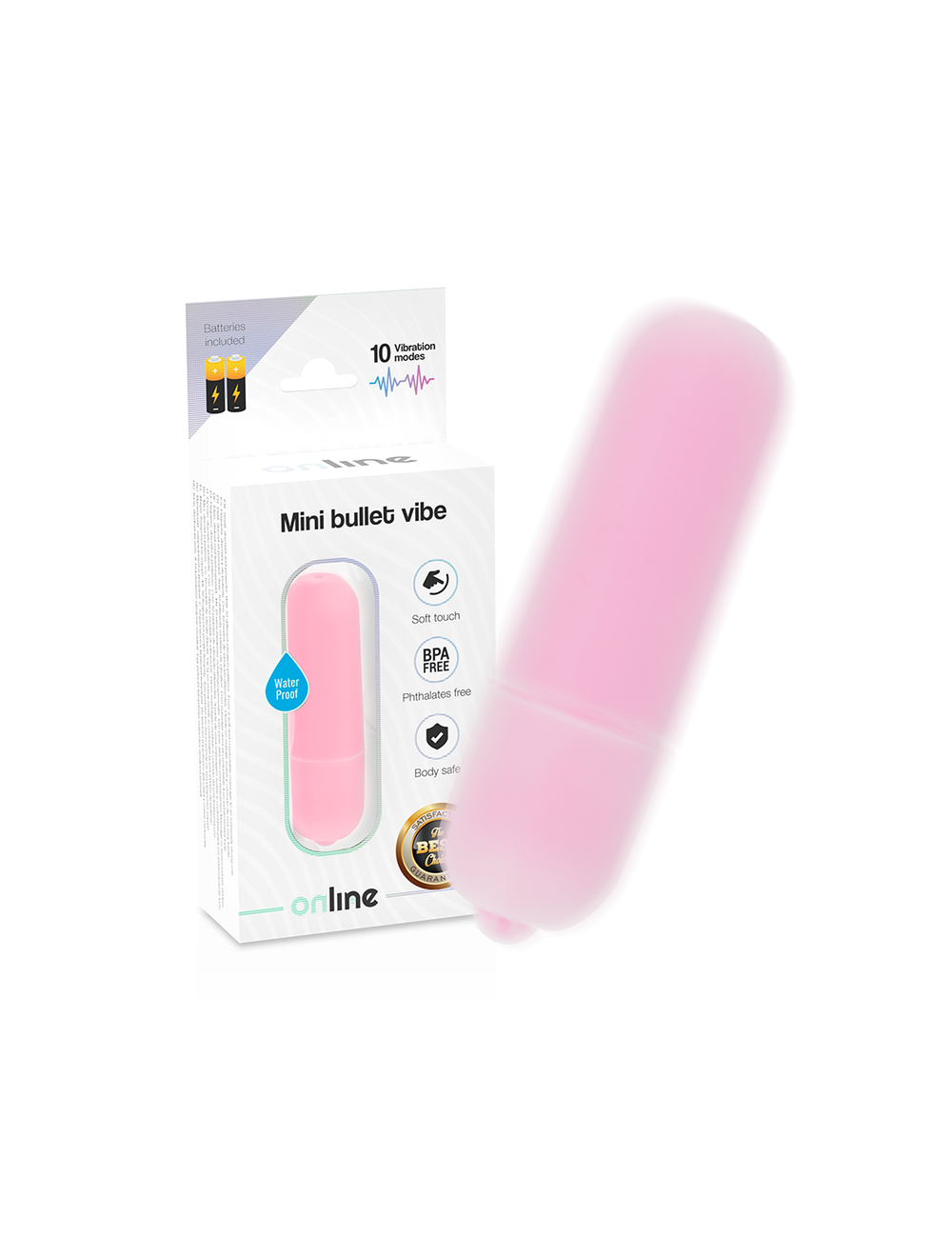 ONLINE MINI BALA VIBRADORA - ROSA ONLINE MINI BALA VIBRADORA - ROSA