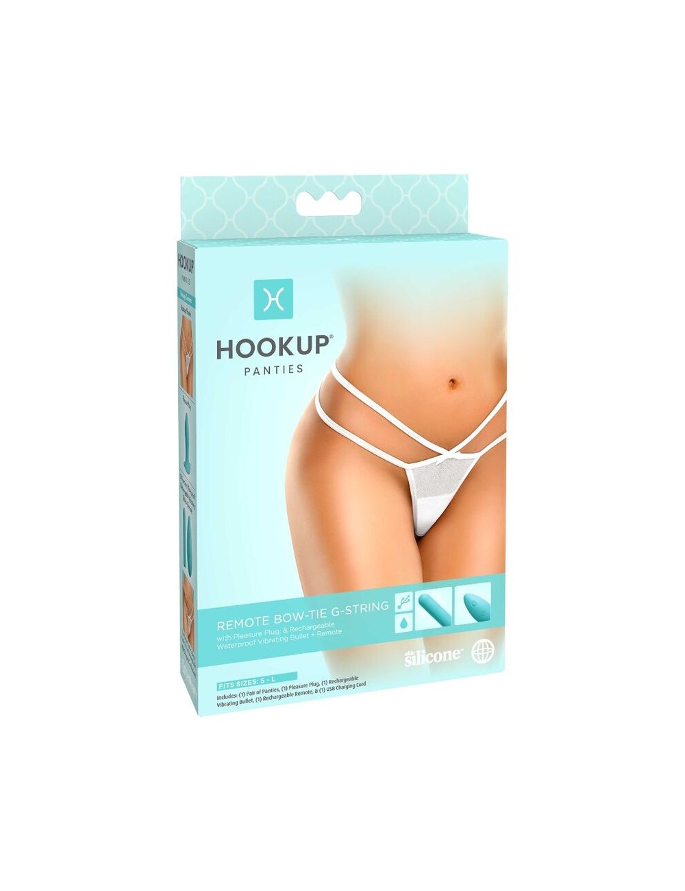 HOOK UP REMOTE BOW-TIE G-STRING ONE SIZE HOOK UP REMOTE BOW-TIE G-STRING ONE SIZE
