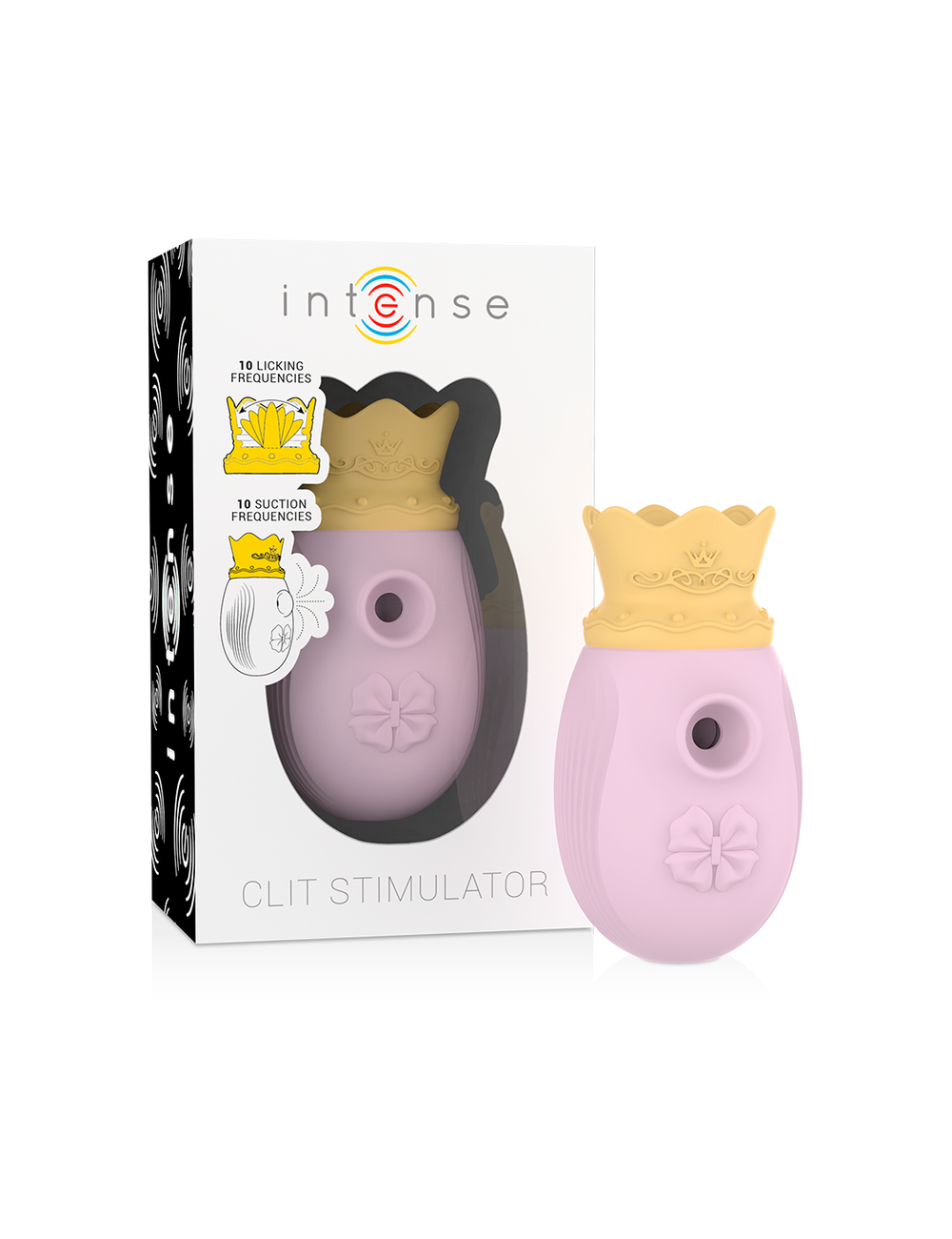 INTENSE ESTIMULADOR CLITORIS 10 MODOS DE SUCCIÓN Y LICKING - ROSA