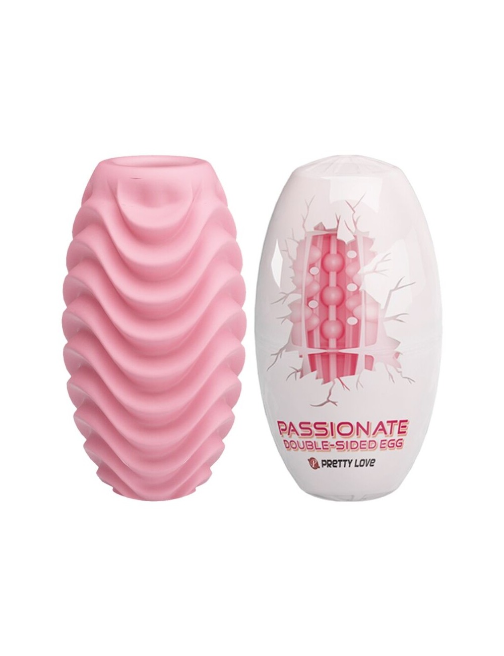PRETTY LOVE HUEVO MASTURBADOR DOBLE CARA ROSA