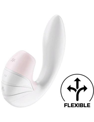 SATISFYER SUPERNOVA ESTIMULADOR Y VIBRADOR - BLANCO