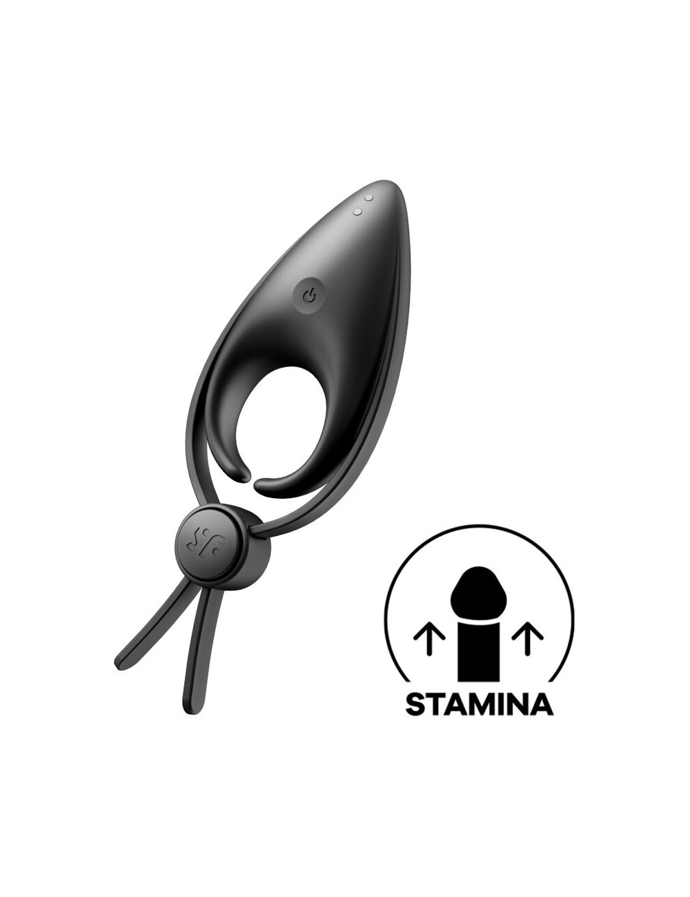 SATISFYER SNIPER ANILLO VIBRADOR NEGRO