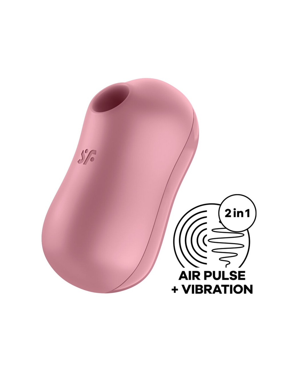 SATISFYER COTTON CANDY ESTIMULADOR Y VIBRADOR - ROSA SATISFYER COTTON CANDY ESTIMULADOR Y VIBRADOR - ROSA