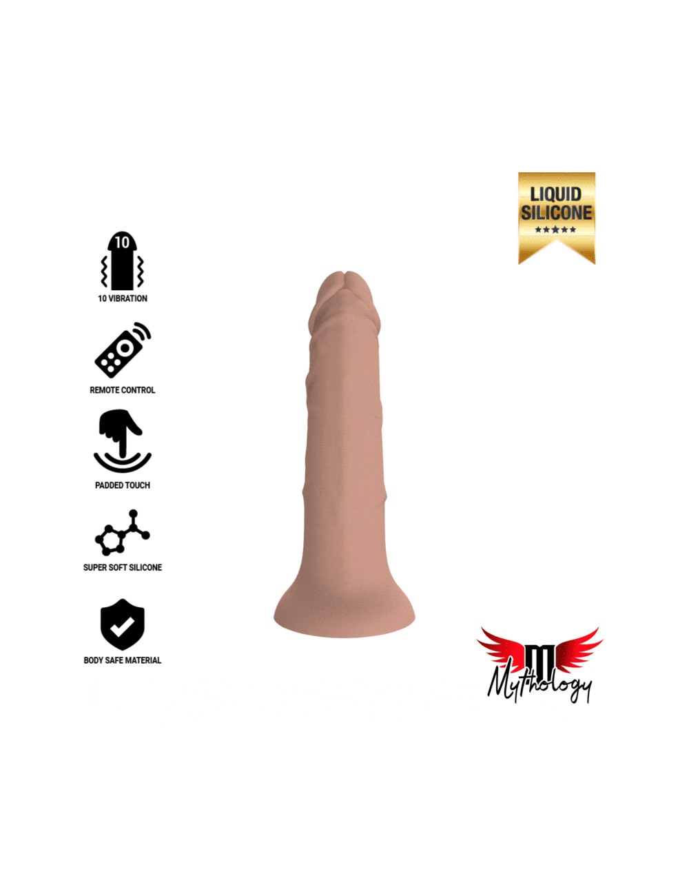 MYTHOLOGY ASHER ORIGINAL DILDO M - VIBRADOR COMPATIBLE CON WATCHME WIRELESS TECHNOLOGY