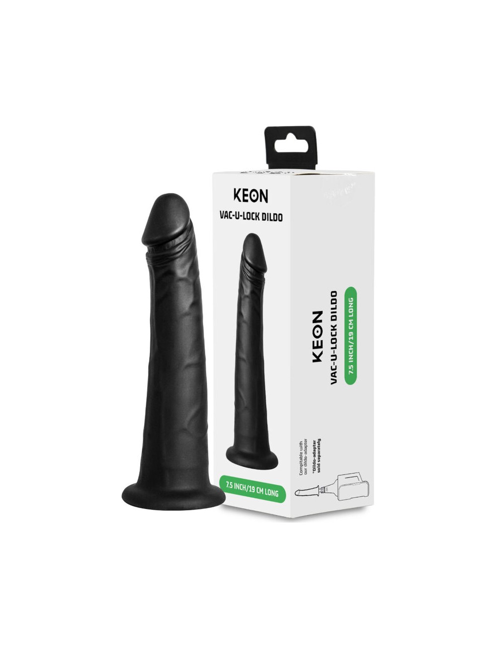 KEON VACUUM LOCK DILDO BY KIIROO - DILDO ADAPTABLE