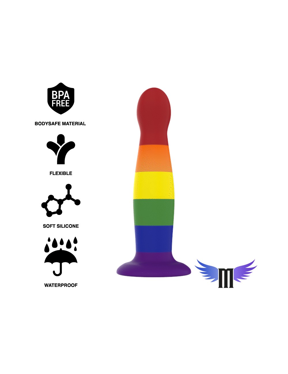 MYTHOLOGY HER GARRICK PRIDE DILDO