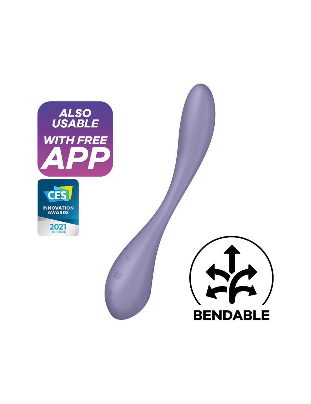 SATISFYER G-SPOT FLEX 5 MULTI VIBRADOR - LILA SATISFYER G-SPOT FLEX 5 MULTI VIBRADOR - LILA