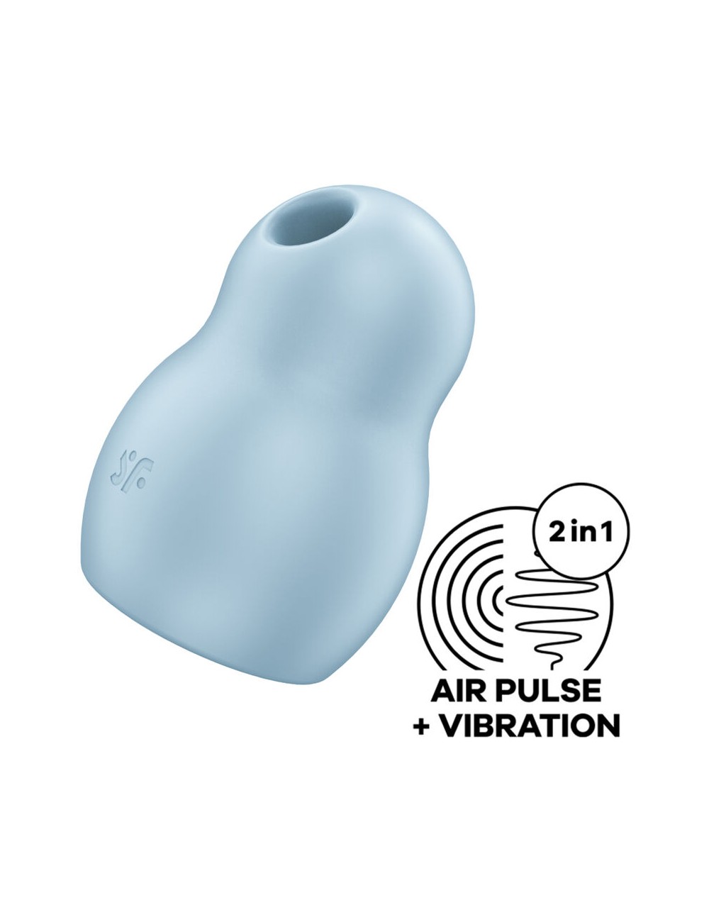 SATISFYER PRO TO GO 1 ESTIMULADOR Y VIBRADOR DOBLE - AZUL