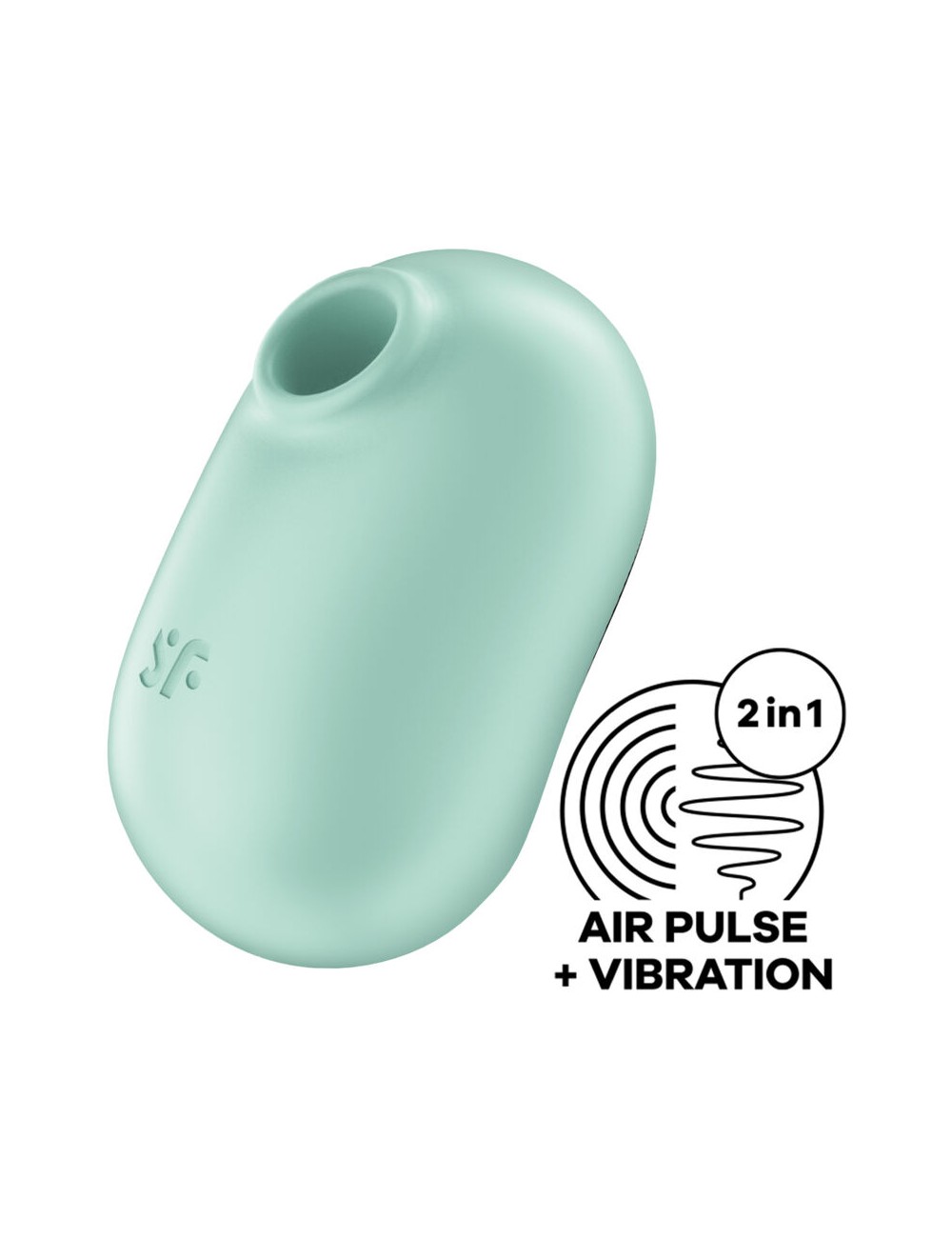 SATISFYER PRO TO GO 2 ESTIMULADOR Y VIBRADOR DOBLE - VERDE