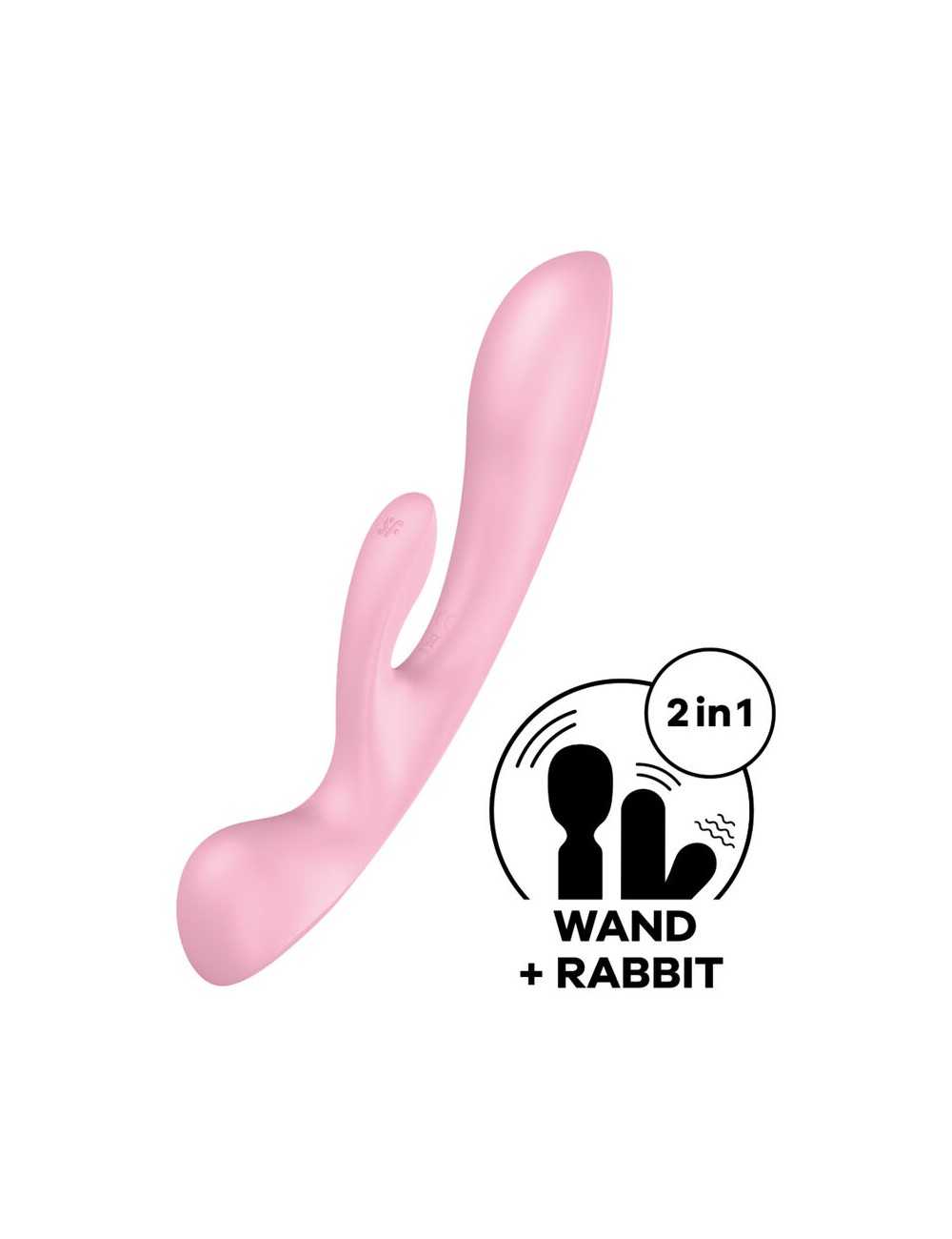 SATISFYER TRIPLE OH VIBRADOR HÍBRIDO - ROSA SATISFYER TRIPLE OH VIBRADOR HÍBRIDO - ROSA
