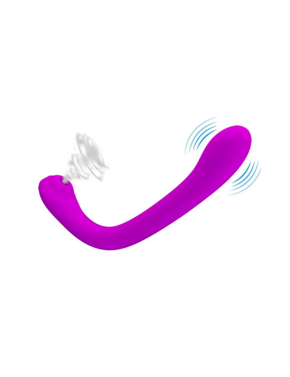 PRETTY LOVE ALEX VIBRADOR Y SUCCIONADOR DE CLÍTORIS - LILA