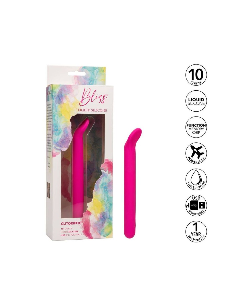 CALIFORNIA EXOTICS BLISS CLITORIFFIC ROSA