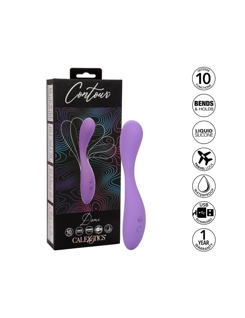 CALIFORNIA EXOTICS CONTOUR DEMI VIOLETA CALIFORNIA EXOTICS CONTOUR DEMI VIOLETA