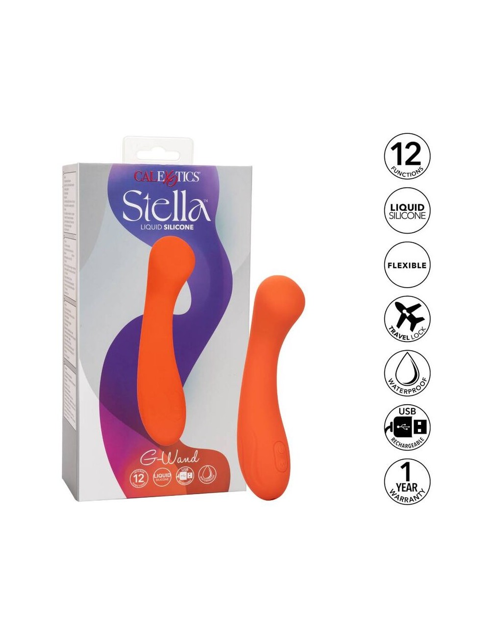 CALIFORNIA EXOTICS STELLA G-WAND NARANJA