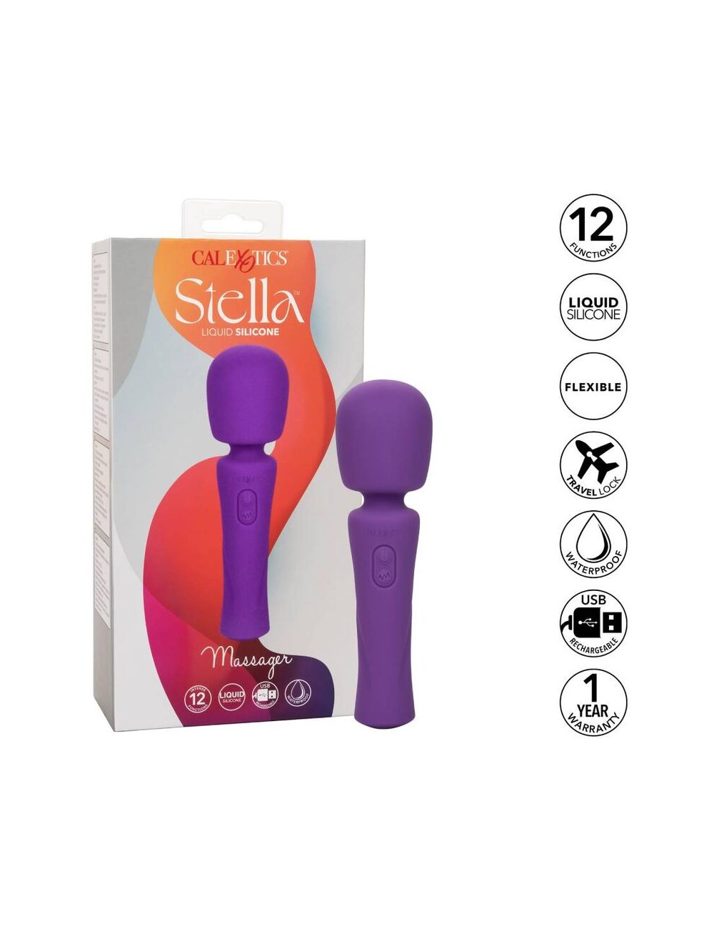 CALIFORNIA EXOTICS STELLA MASSAGER VIOLETA CALIFORNIA EXOTICS STELLA MASSAGER VIOLETA