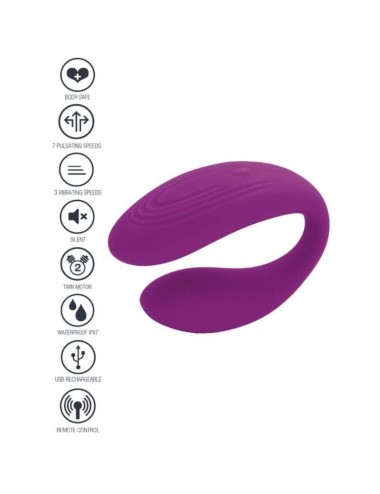 XOCOON - BOUND LOVE VIBRADOR PARA PAREJAS MORADO