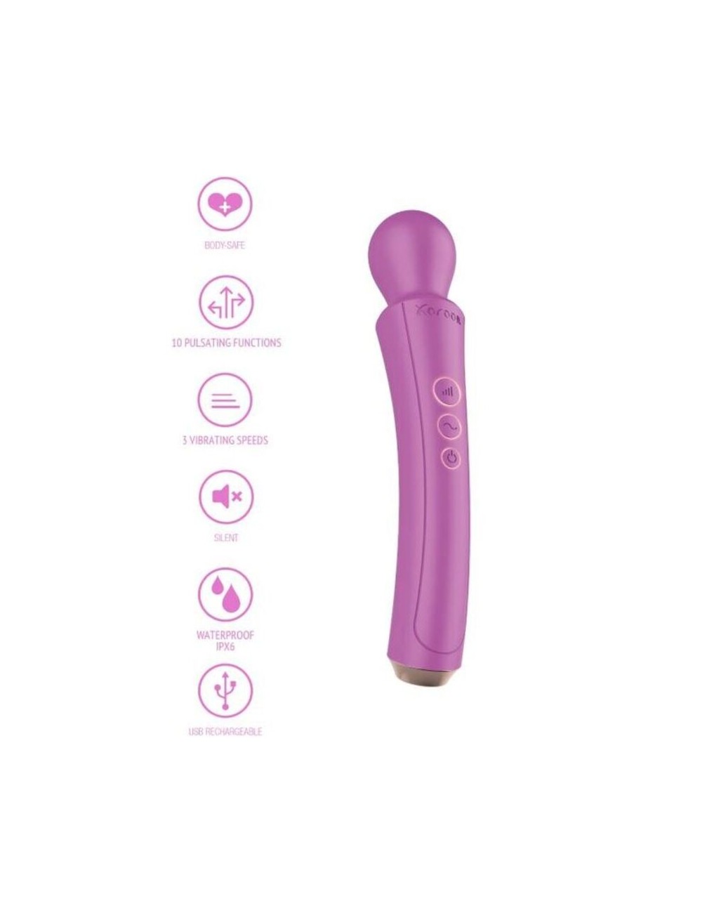 XOCOON - THE CURVED WAND FUCSIA
