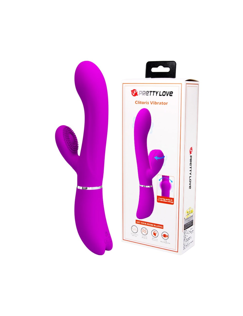 PRETTY LOVE - VIBRADOR ESTIMULADOR CLITORIS PRETTY LOVE - VIBRADOR ESTIMULADOR CLITORIS