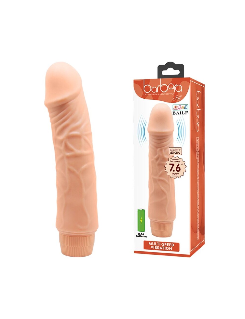 BAILE - BARBARA VIBRADOR REALISTICO 20 CM