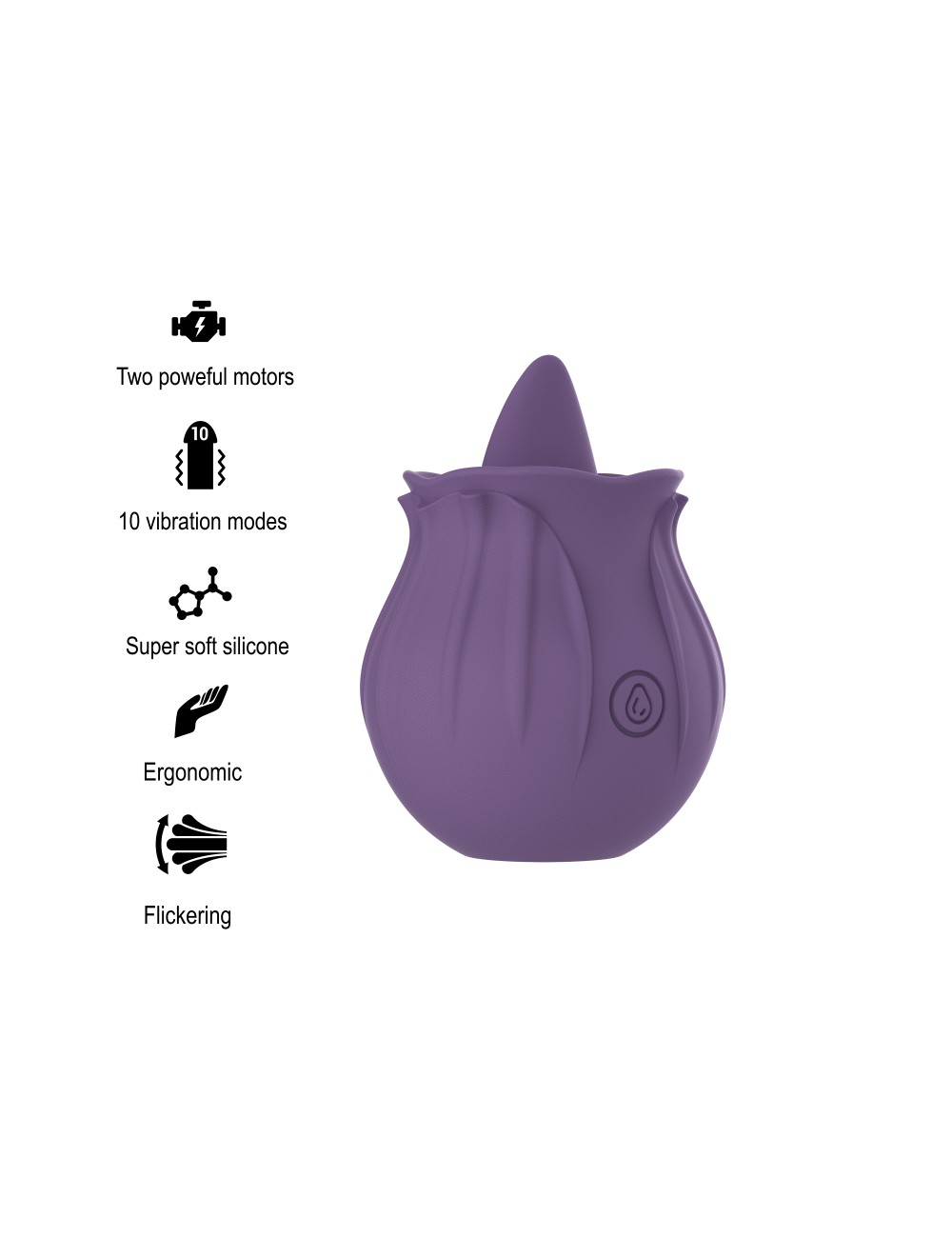 INTENSE - VIOLET ESTIMULADOR LENGUA BASE MAGNETICA INTENSE - VIOLET ESTIMULADOR LENGUA BASE MAGNETICA