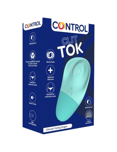 CONTROL - CLIT TOK LENGUA ESTIMULADORA DE CLÍTORIS RECARGABLE