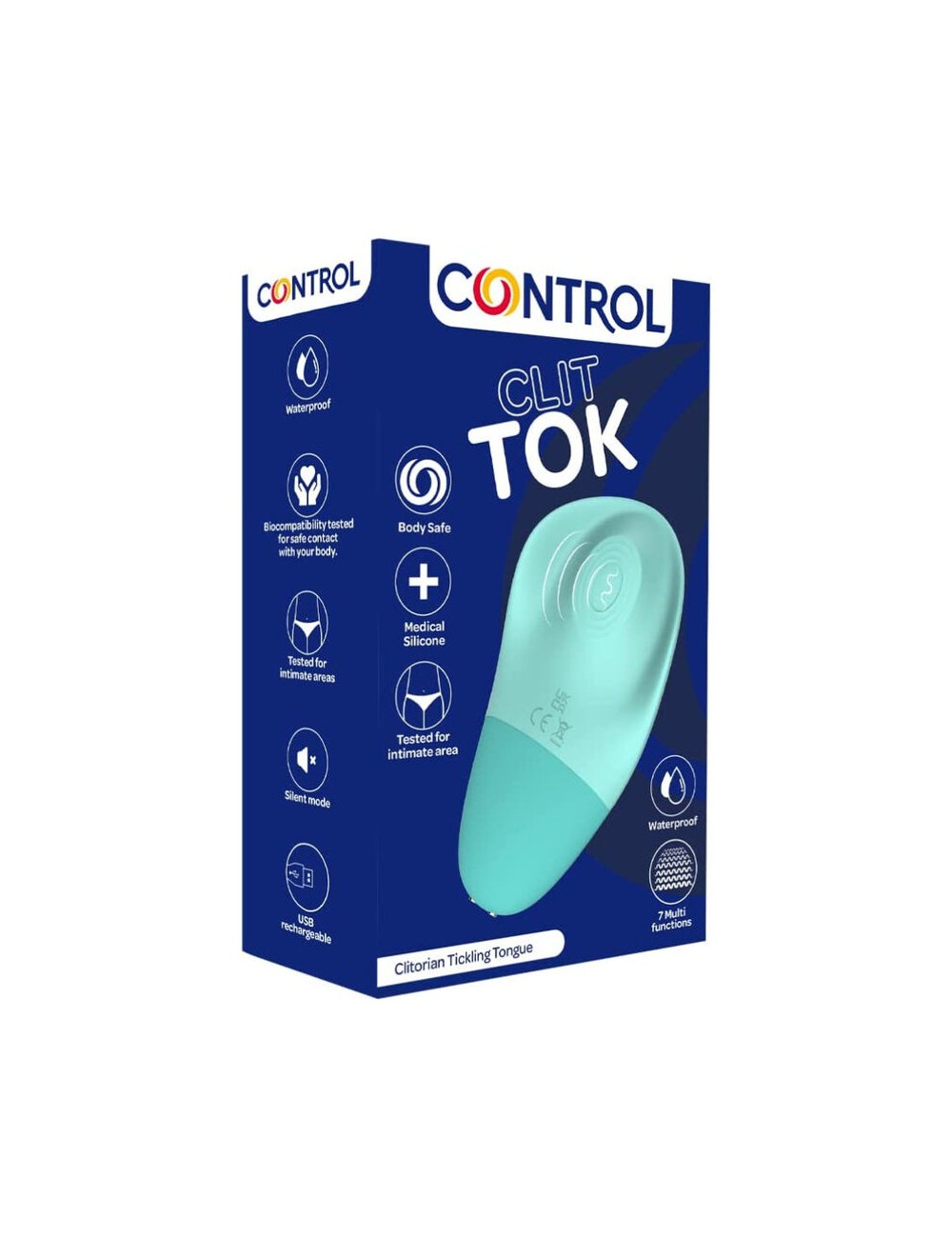 CONTROL - CLIT TOK LENGUA ESTIMULADORA DE CLÍTORIS RECARGABLE CONTROL - CLIT TOK LENGUA ESTIMULADORA DE CLÍTORIS RECARGABLE