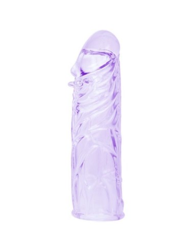 FUNDA LILA PARA EL PENE EN SILICONA ADAPTABLE 13CM