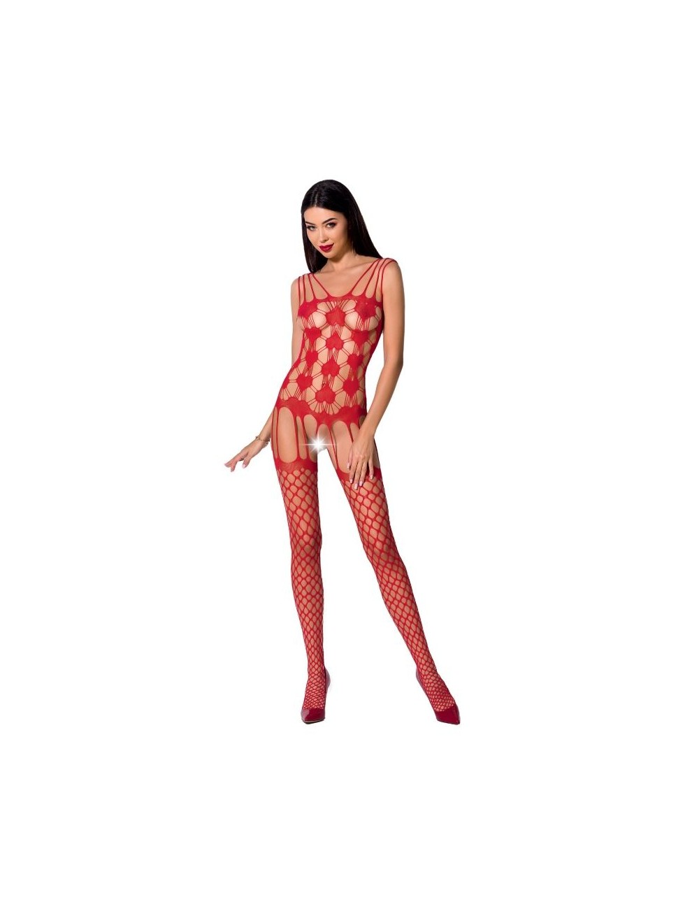 PASSION WOMAN BS067 BODYSTOCKING ROJO TALLA UNICA PASSION WOMAN BS067 BODYSTOCKING ROJO TALLA UNICA