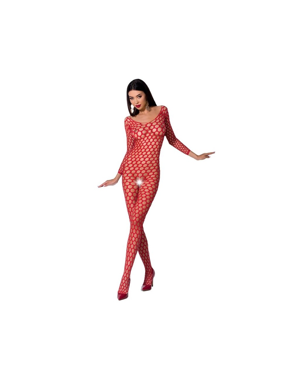 PASSION WOMAN BS077 BODYSTOCKING TALLA UNICA ROJO PASSION WOMAN BS077 BODYSTOCKING TALLA UNICA ROJO