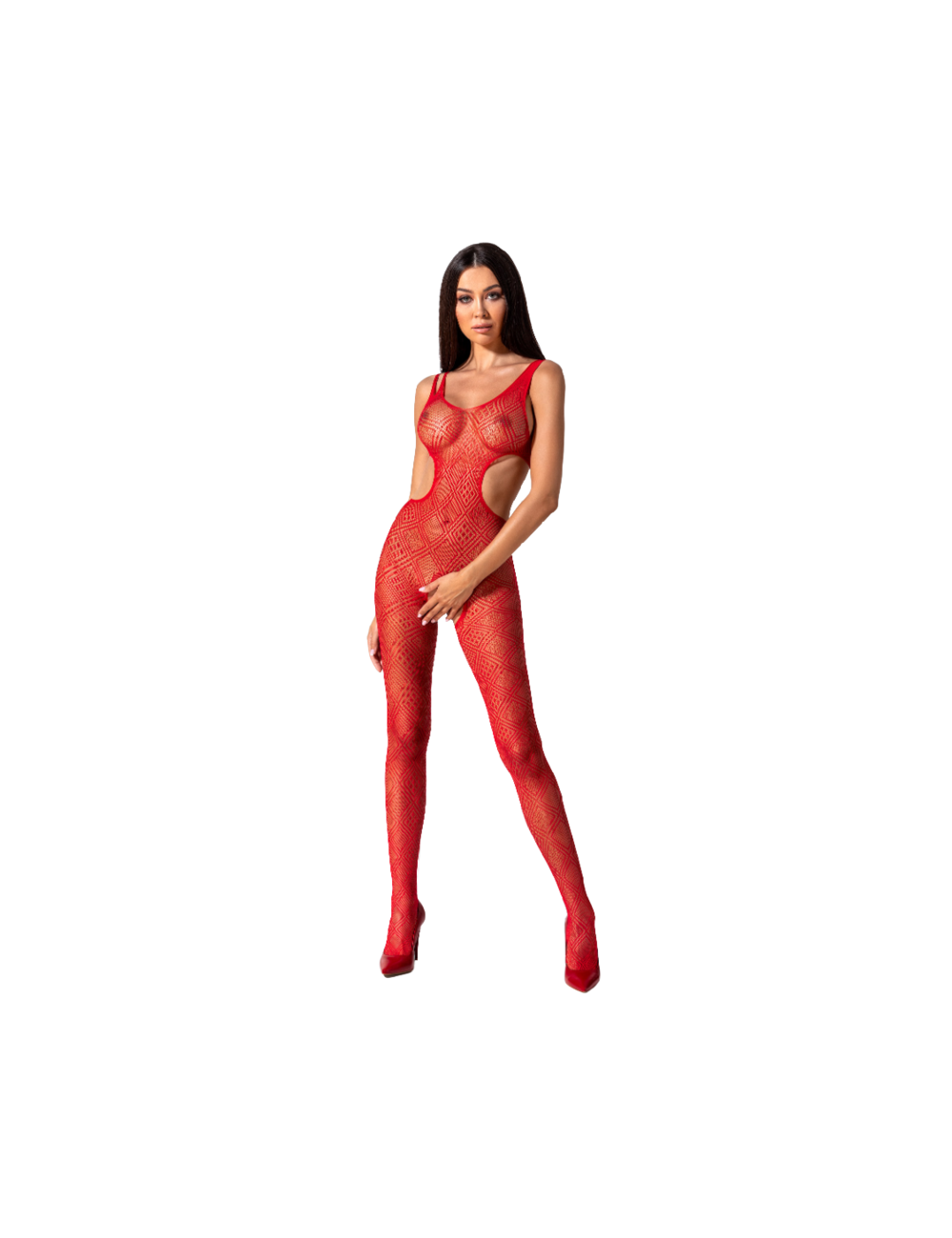 PASSION WOMAN BS085 BODYSTOCKING ROJO TALLA UNICA PASSION WOMAN BS085 BODYSTOCKING ROJO TALLA UNICA