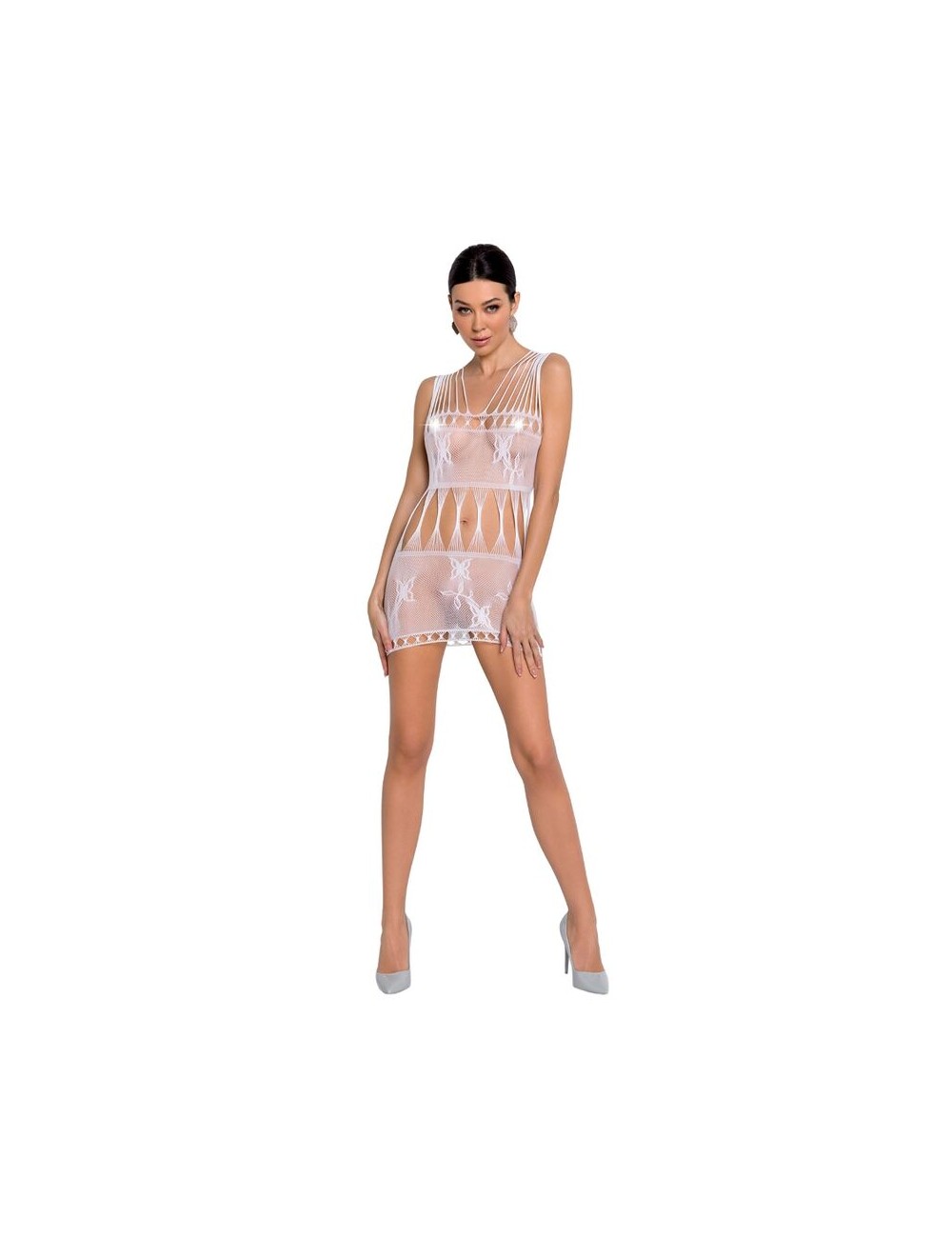 PASSION WOMAN BS090 BODYSTOCKING BLANCO TALLA UNICA PASSION WOMAN BS090 BODYSTOCKING BLANCO TALLA UNICA