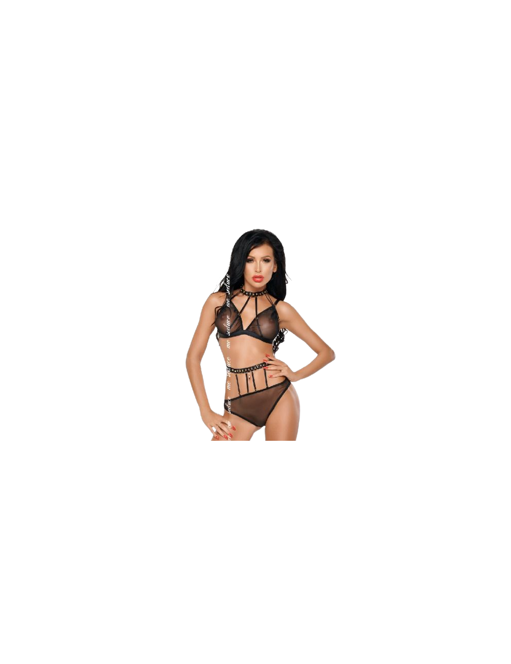 ME-SEDUCE DOTTY SET DOS PIEZAS NEGRO L/XL ME-SEDUCE DOTTY SET DOS PIEZAS NEGRO L/XL
