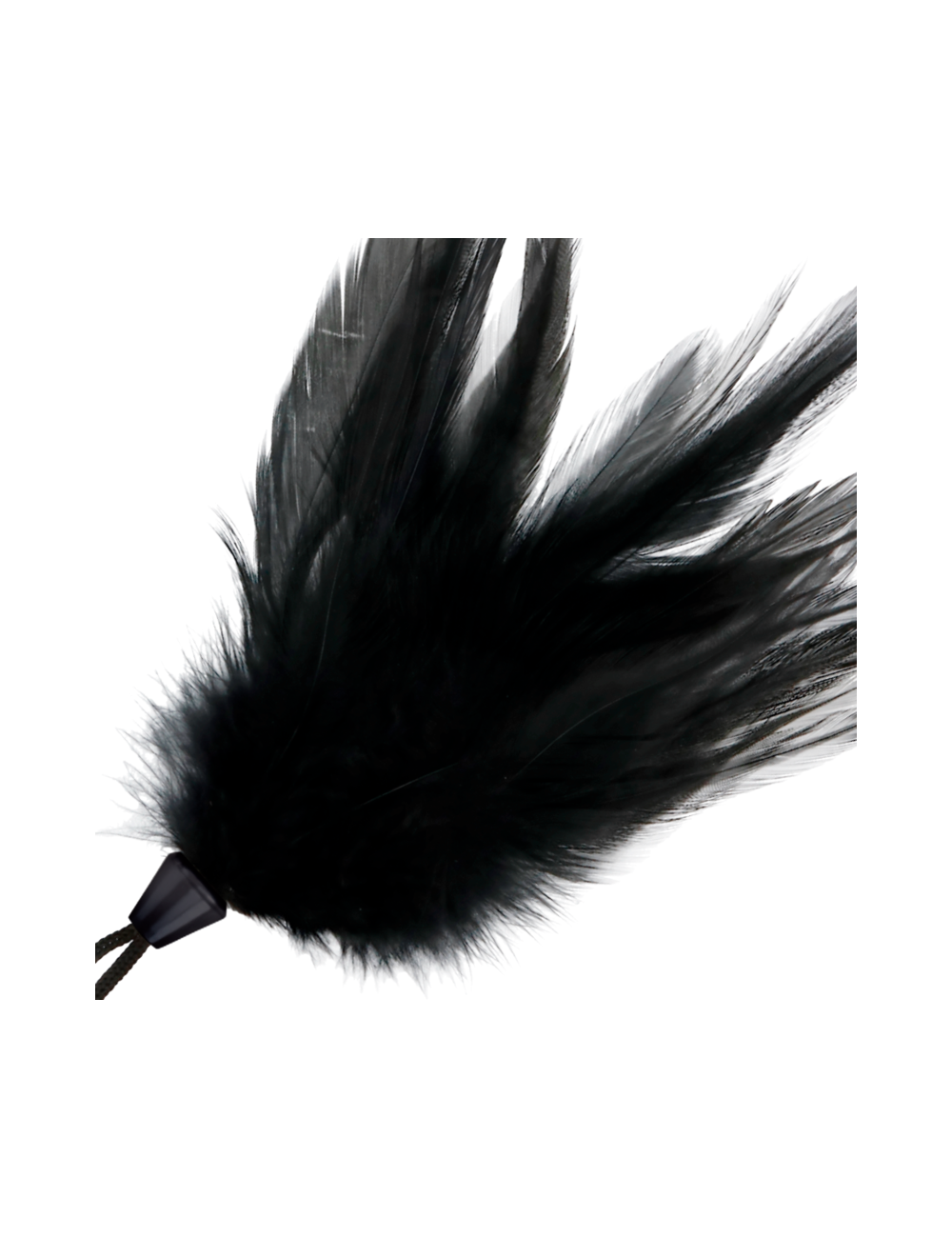 DARKNESS PLUMA ESTIMULADORA NEGRO 17CM