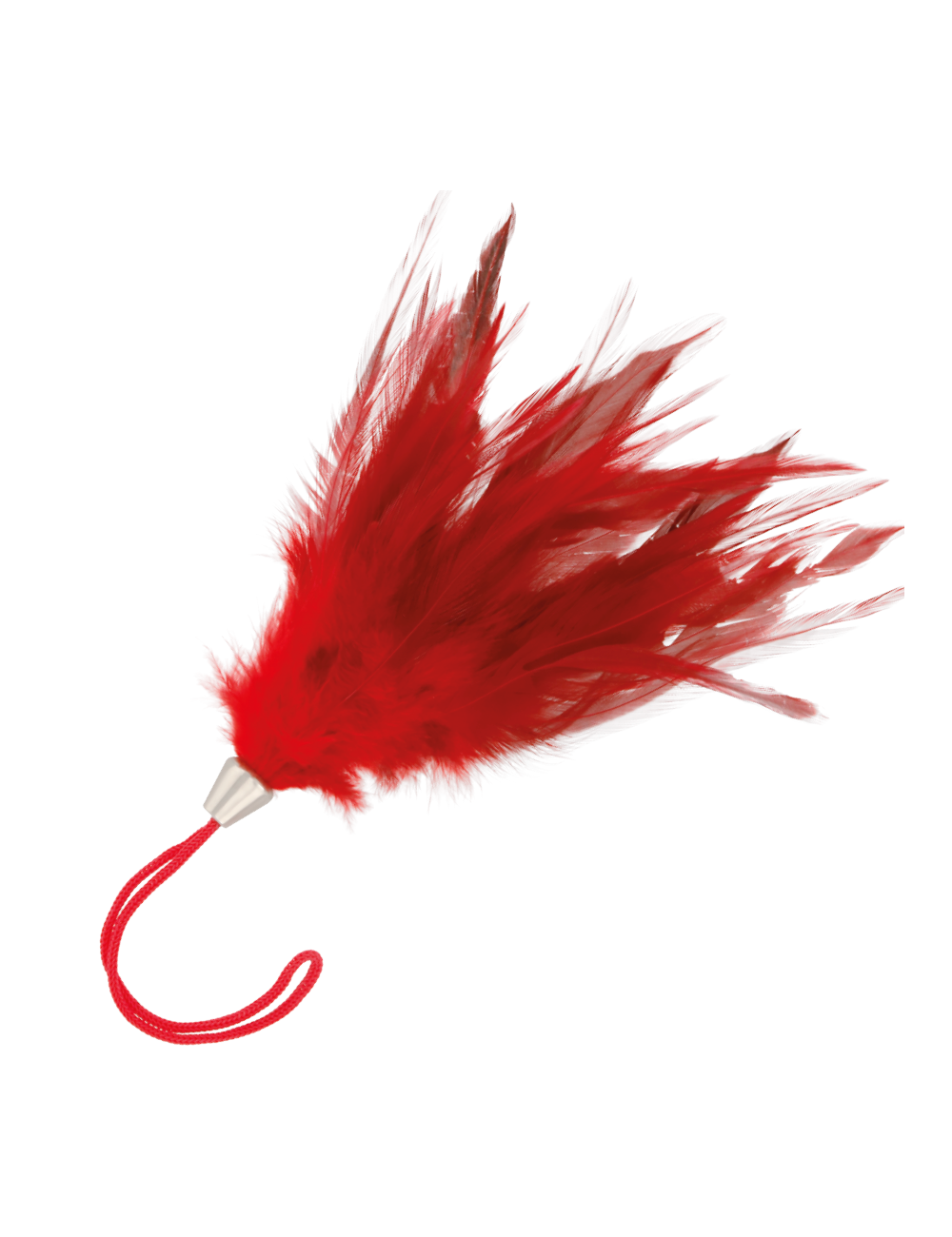 DARKNESS PLUMA ESTIMULADORA ROJO 17CM