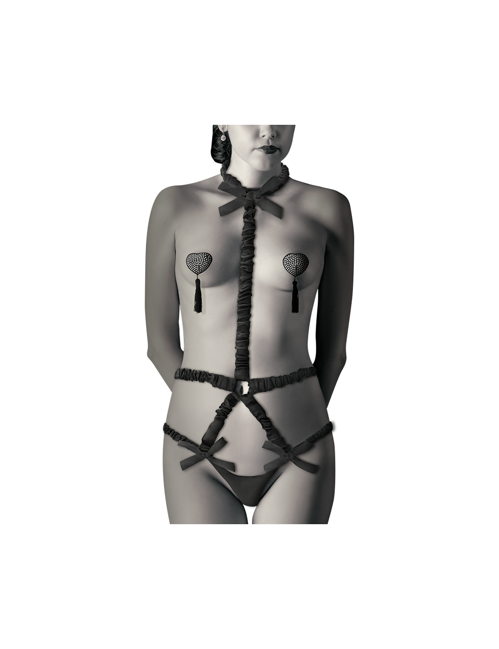 COQUETTE CHIC DESIRE LINGERIE SET CON PEZONERAS DELUXE COQUETTE CHIC DESIRE LINGERIE SET CON PEZONERAS DELUXE
