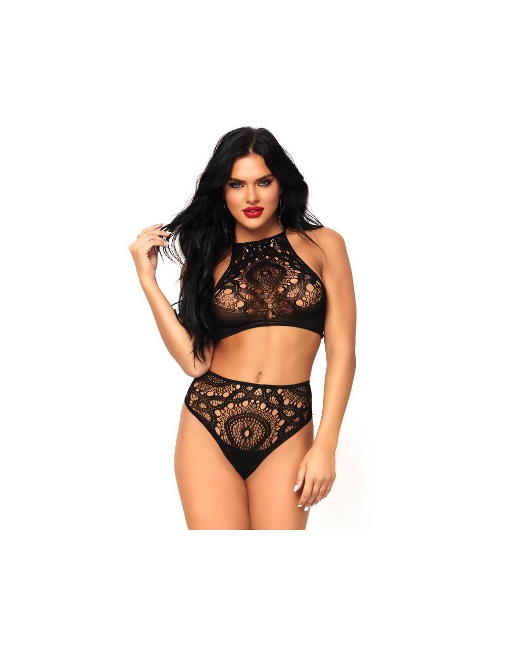 LEG AVENUE SET 2 PIEZAS TOP Y PANTIES M/L LEG AVENUE SET 2 PIEZAS TOP Y PANTIES M/L