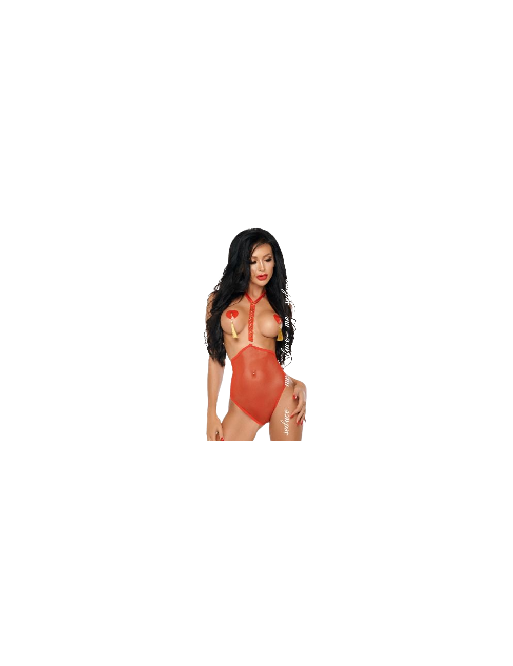 ME-SEDUCE LINDA TEDDY ROJO L/XL ME-SEDUCE LINDA TEDDY ROJO L/XL