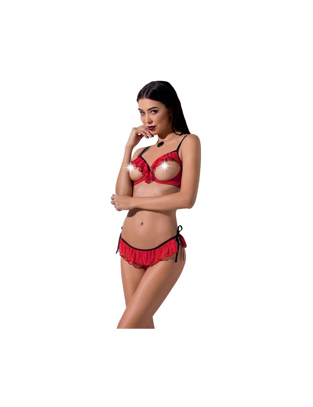 PASSION WOMAN CHERRY SET L/XL