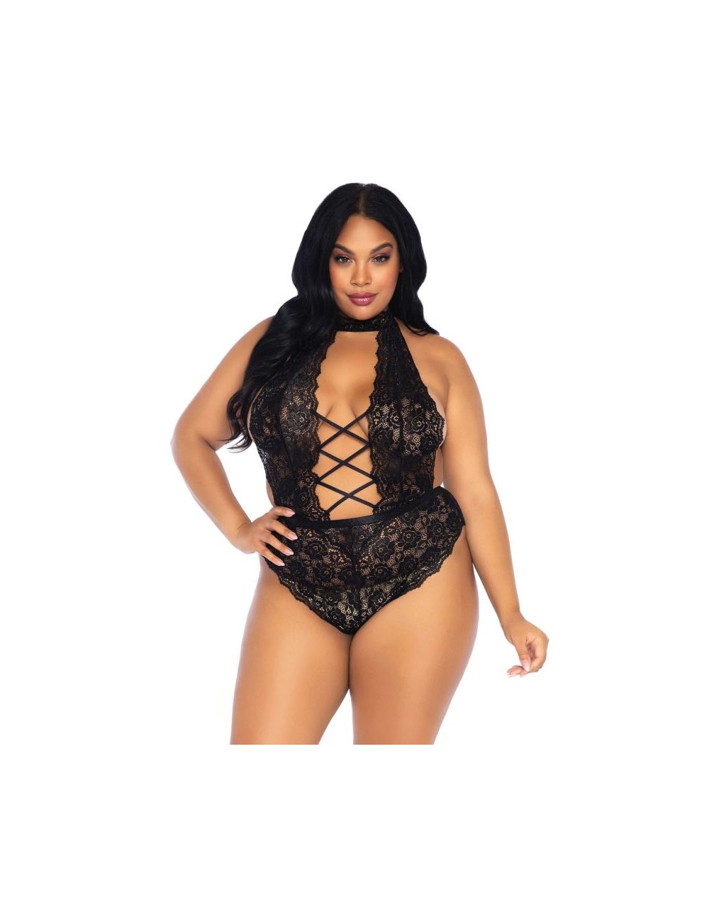 LEG AVENUE TEDDY ABERTURA FRONTAL TALLA GRANDE LEG AVENUE TEDDY ABERTURA FRONTAL TALLA GRANDE