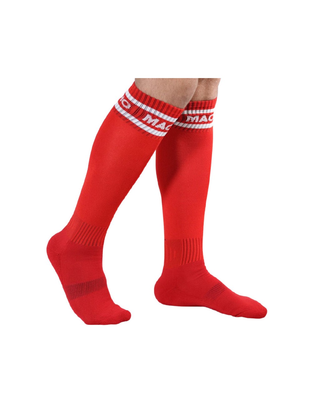 MACHO CALCETINES LARGOS TALLA UNICA ROJO