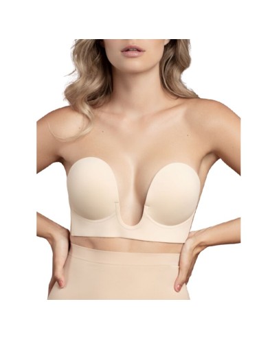 BYE BRA SUJETADOR SIN ASAS EN U NATURAL TALLA C