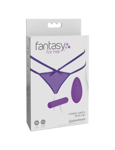 FANTASY FOR HER TANGA CON VIBRACION CHEEKY PANTY