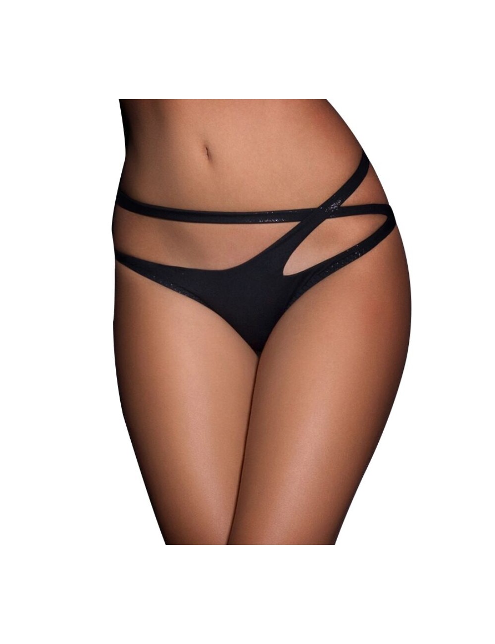 QUEEN LINGERIE PANTIES CON DOBLE TIRANTA CRUZADA L/XL