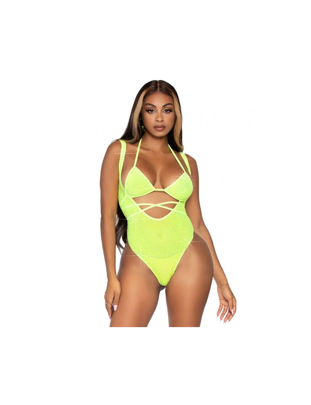 LEG AVENUE BIKINI TOP AND BODY TALLA UNICA