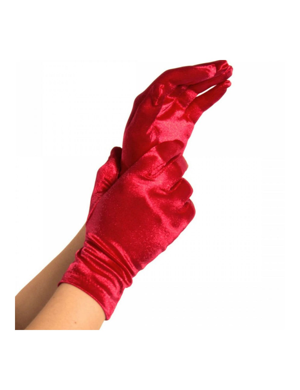 LEG AVENUE GUANTES SATIN ROJO LEG AVENUE GUANTES SATIN ROJO