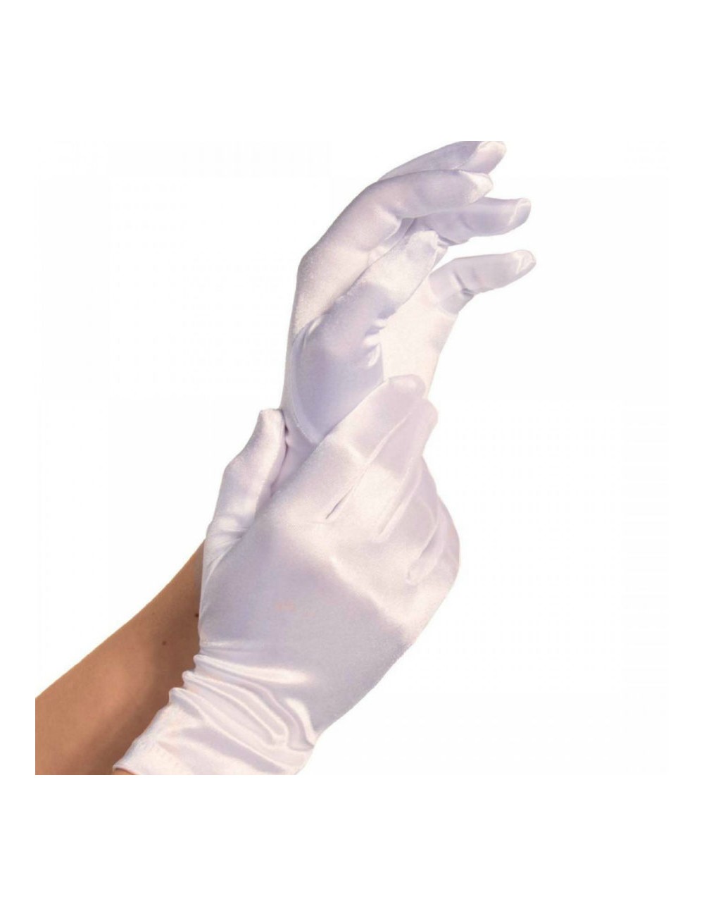 LEG AVENUE GUANTES SATIN BLANCO LEG AVENUE GUANTES SATIN BLANCO