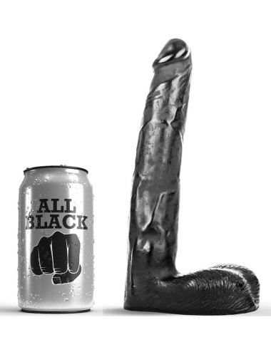 ALL BLACK DILDO REALISTICO 21CM