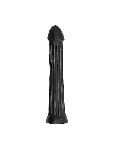 ALL BLACK PLUG DILDO 31CM