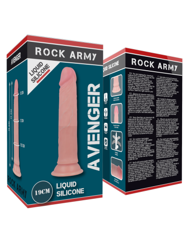 ROCKARMY LIQUID SILICONE DILDO PREMIUM AVENGER 19CM