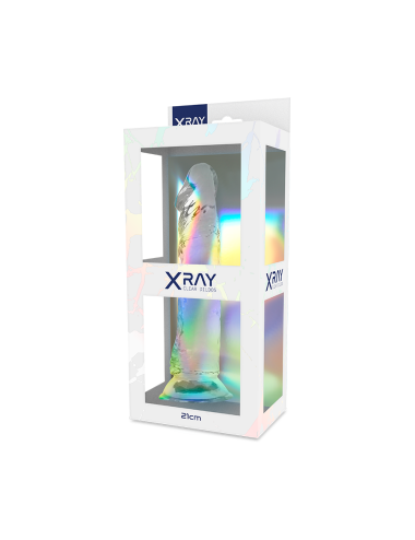 XRAY CLEAR DILDO TRANSPARENTE 21CM X 4CM